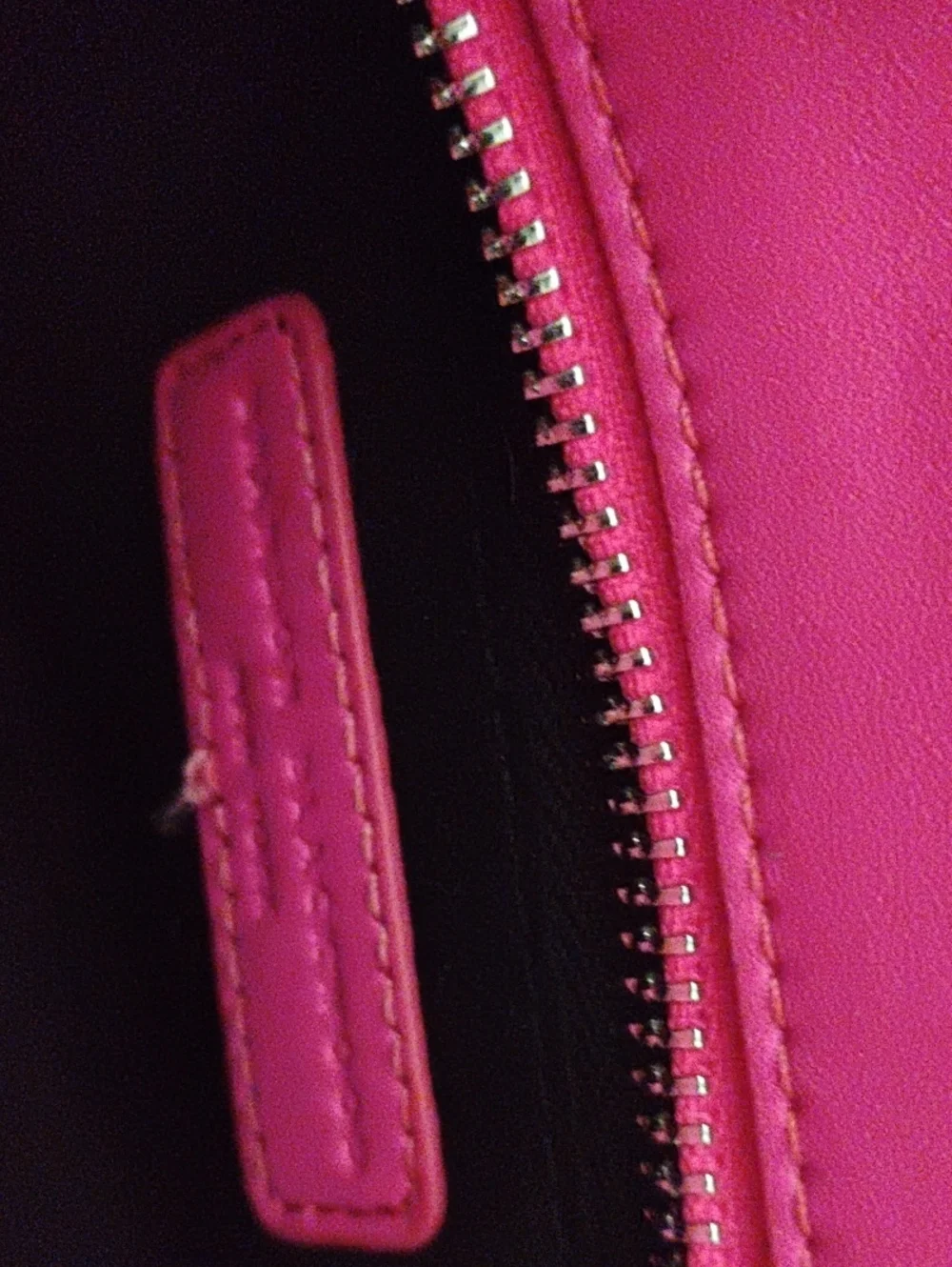 Brandon Blackwood  Hot Pink Mini Satchel with Top Handles. With Dust Cover Bag .